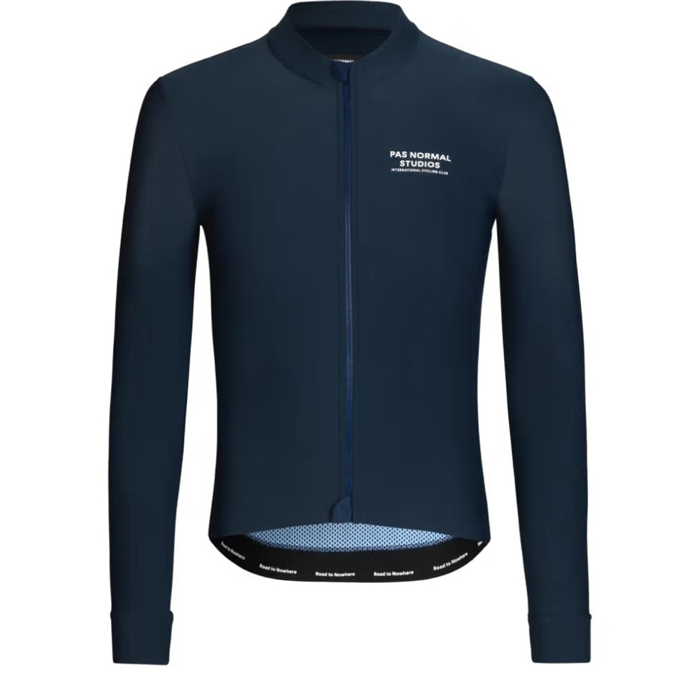 Men’s Pas Normal Studios Mechanism Long Sleeve Jersey Small Navy